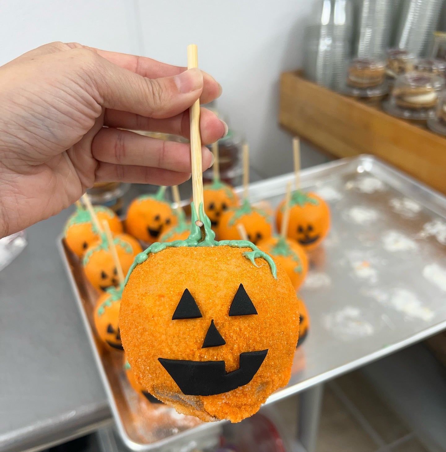 Jack O' Lantern Gourmet Apple image 1
