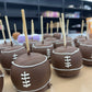 Football Caramel Apple