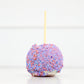 Cotton Candy Caramel Apple