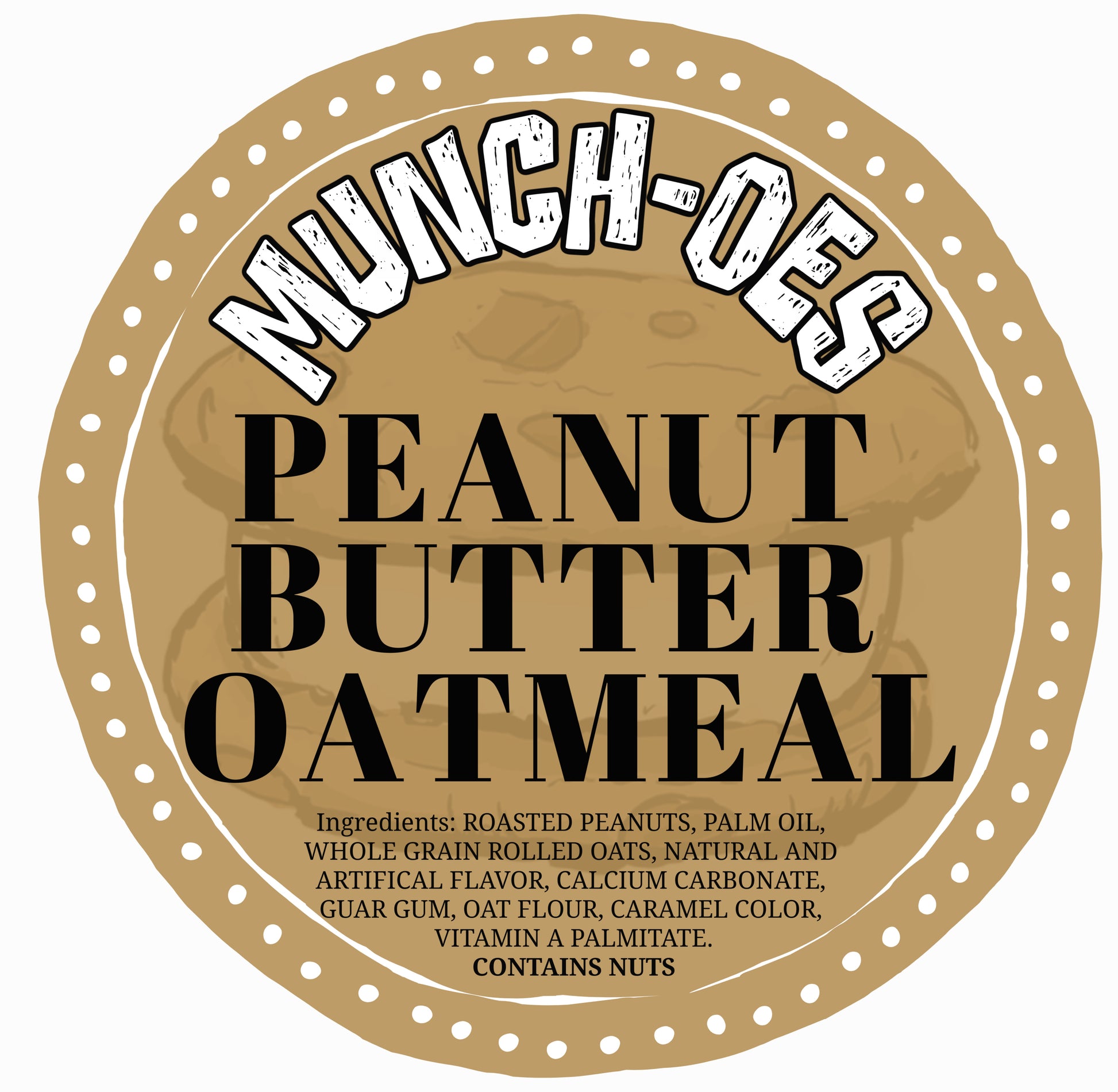 Peanut Butter Oatmeal MUNCH-O Cookie Sandwich image 1