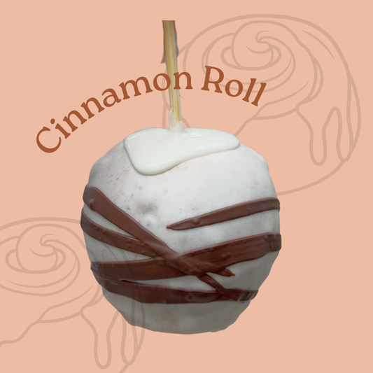 Cinnamon Roll Caramel Apple