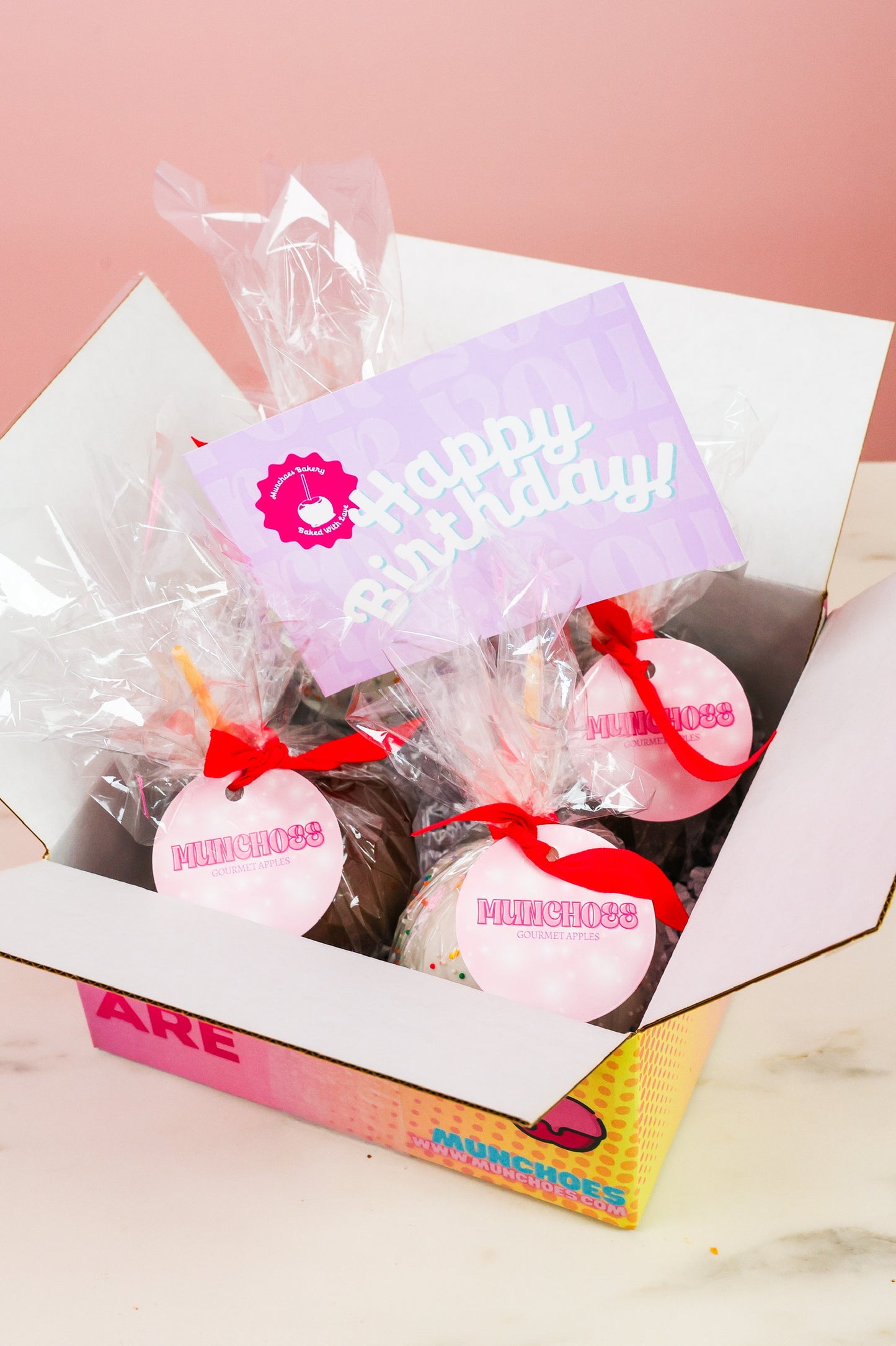 Birthday Caramel Apple Gift Box | Gluten Free Gift Box