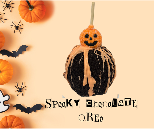 Spooky Chocolate Oreo Gourmet Apple image 0